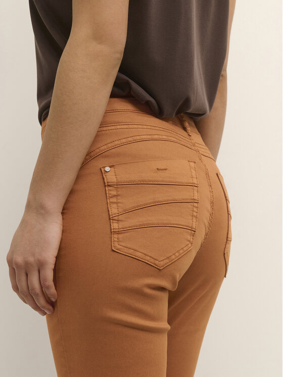 Cream Spodnie materiałowe Lotte Plain Twill 10606565 Brązowy Regular Fit zdjęcie nr 3
