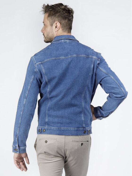 Cross Jeans Kurtka jeansowa A 315-065 Niebieski Regular Fit zdjęcie nr 3
