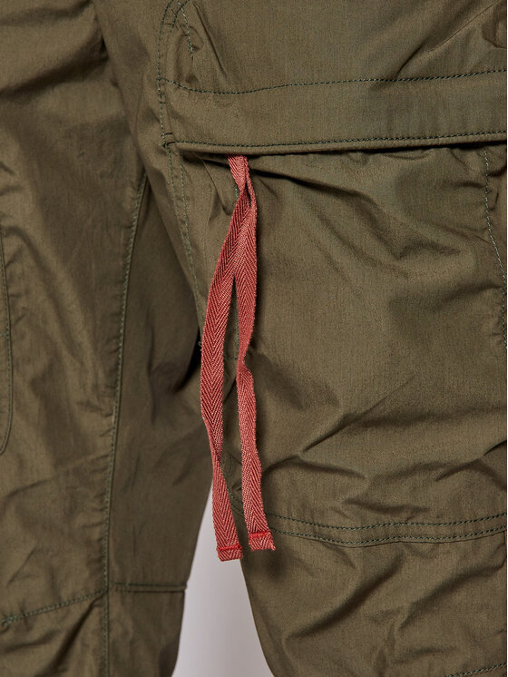 G-Star Raw Spodnie materiałowe Pabe Poplin Zielony Regular Fit zdjęcie nr 4