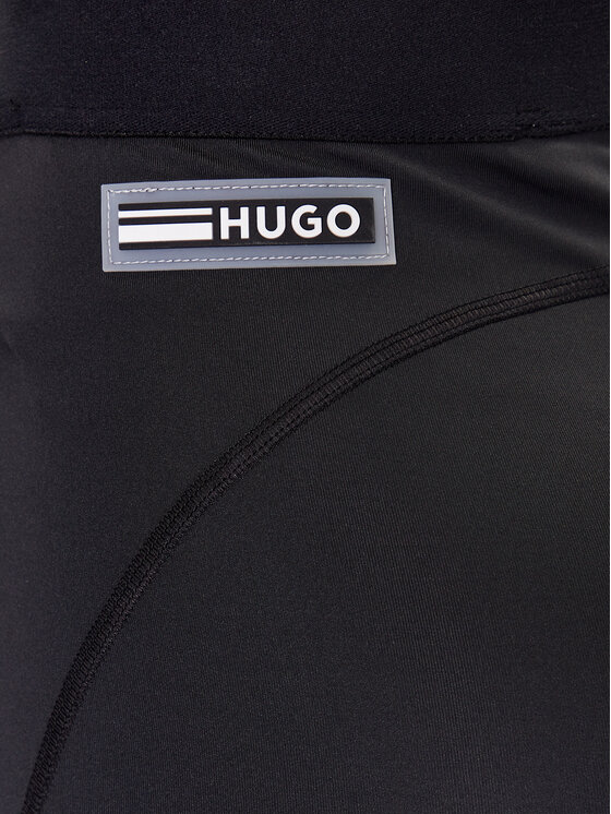 Hugo Spodnie dresowe 50488442 Czarny Extra Slim Fit zdjęcie nr 5