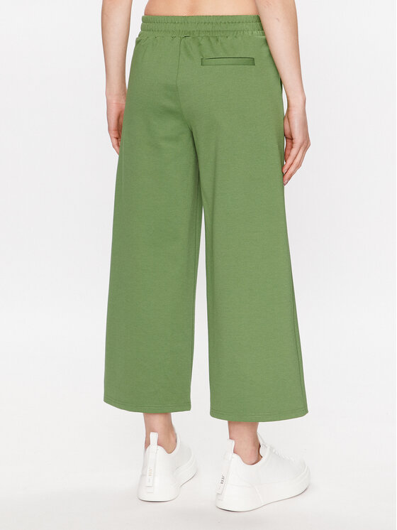 ICHI Spodnie materiałowe 20116301 Zielony Relaxed Fit zdjęcie nr 3