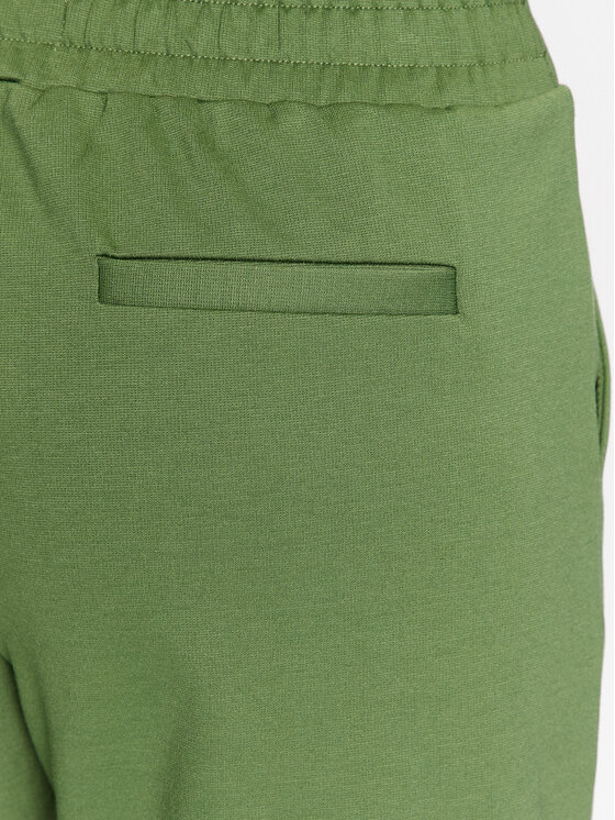 ICHI Spodnie materiałowe 20116301 Zielony Relaxed Fit zdjęcie nr 5