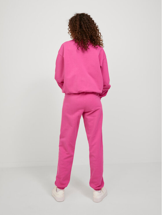 JJXX Spodnie dresowe Bianca 12214571 Różowy Loose Fit zdjęcie nr 3