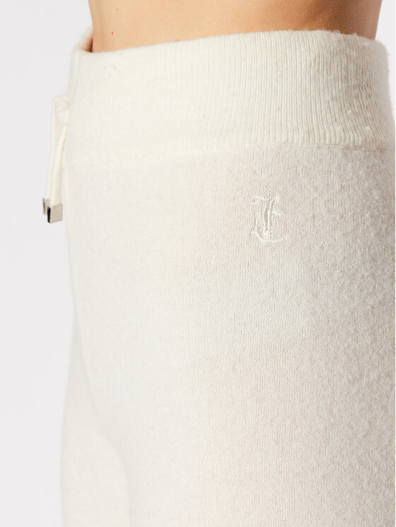 Juicy Couture Spodnie dresowe JCKB221004 Beżowy Regular Fit zdjęcie nr 4