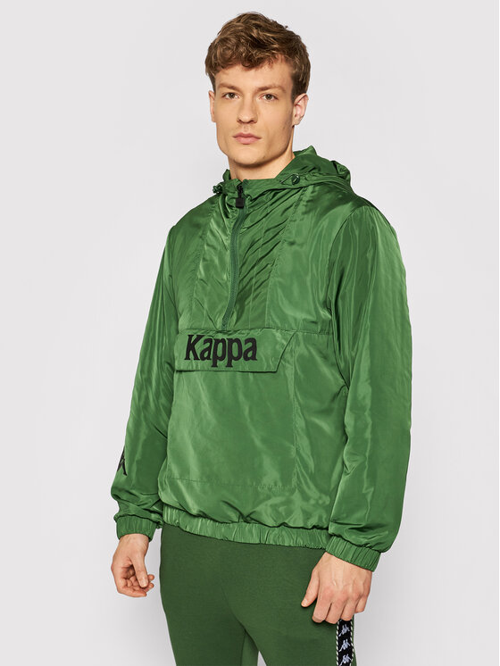 Kappa Kurtka anorak 309041 Zielony Regular Fit