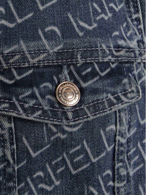 KARL LAGERFELD Kurtka jeansowa Z26101 S Granatowy Regular Fit zdjęcie nr 5