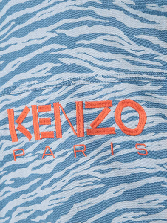 Kenzo Kids Kurtka jeansowa K15638 S Niebieski Regular Fit zdjęcie nr 5