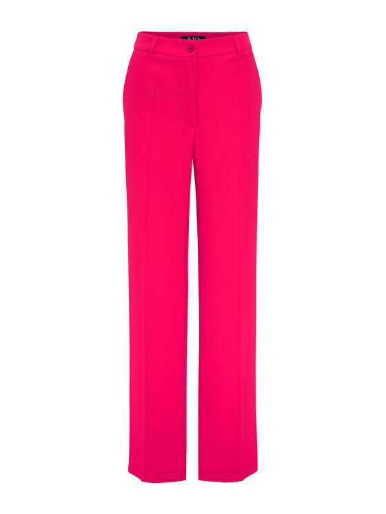 KMX Fashion Spodnie materiałowe 806000018 Różowy Straight Fit zdjęcie nr 5