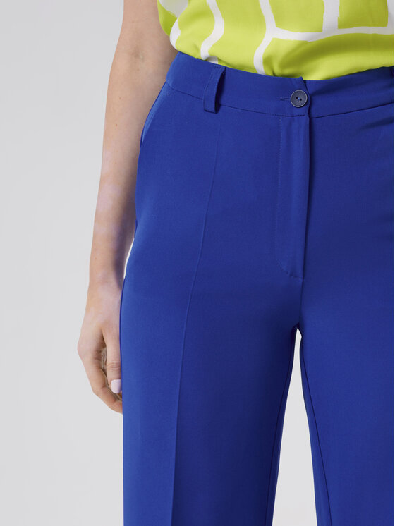 KMX Fashion Spodnie materiałowe 806120006 Fioletowy Wide Leg zdjęcie nr 4