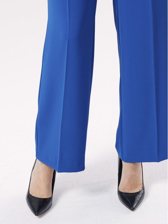 KMX Fashion Spodnie materiałowe 806400006 Fioletowy Straight Fit zdjęcie nr 4