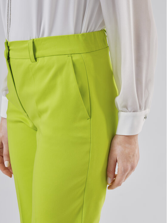 KMX Fashion Spodnie materiałowe 806410013 Zielony Straight Fit zdjęcie nr 4