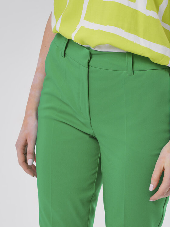 KMX Fashion Spodnie materiałowe 806420022 Zielony Fitted Fit zdjęcie nr 4
