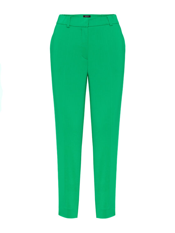 KMX Fashion Spodnie materiałowe 806420022 Zielony Fitted Fit zdjęcie nr 5