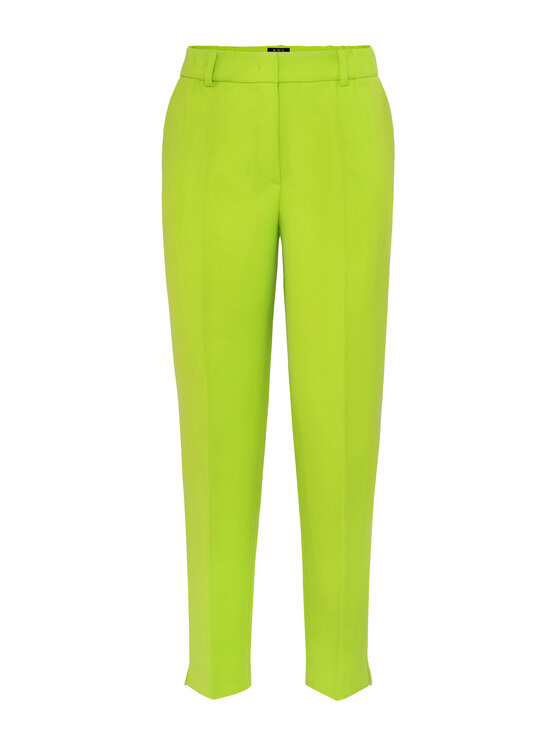 KMX Fashion Spodnie materiałowe 806430013 Zielony Fitted Fit zdjęcie nr 5