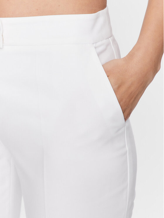 Luisa Spagnoli Spodnie materiałowe Acuto D 539997 Biały Slim Fit zdjęcie nr 4