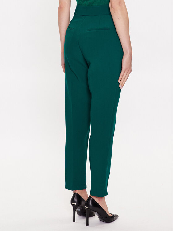 Marciano Guess Spodnie materiałowe 3YGB13 9653Z Zielony Relaxed Fit zdjęcie nr 4