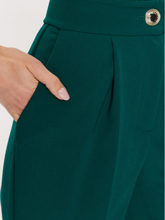 Marciano Guess Spodnie materiałowe 3YGB13 9653Z Zielony Relaxed Fit zdjęcie nr 5