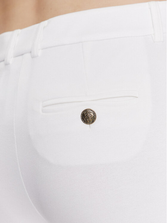 Marella Spodnie materiałowe Zodiaco 2337810234 Biały Regular Fit zdjęcie nr 5