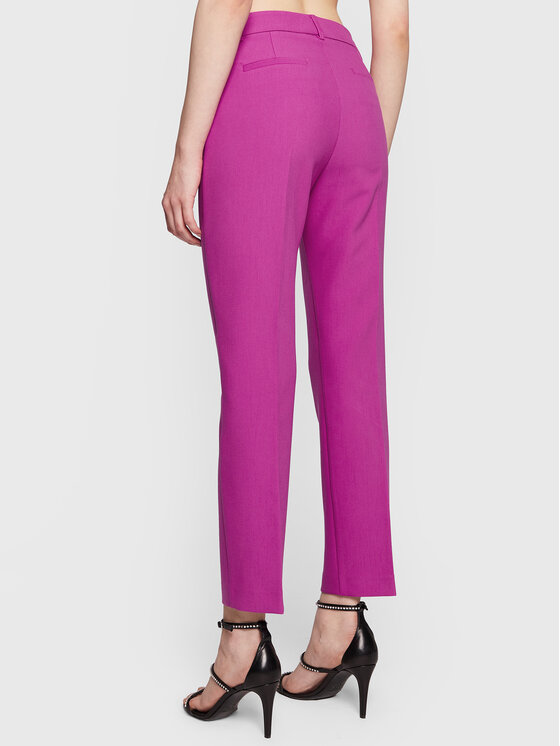 MAX&Co. Spodnie materiałowe Biga 71310723 Różowy Slim Fit zdjęcie nr 3