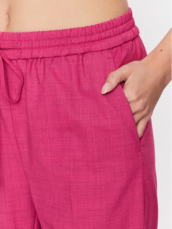 MAX&Co. Spodnie materiałowe Grissino 71340123 Różowy Regular Fit zdjęcie nr 5