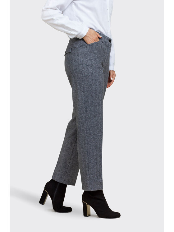 Mirons Spodnie materiałowe Grey trousers Szary Feminine Fit zdjęcie nr 2