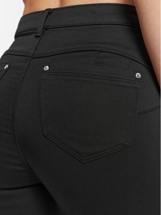 Morgan Spodnie materiałowe 222-PALMIR Czarny Slim Fit zdjęcie nr 4
