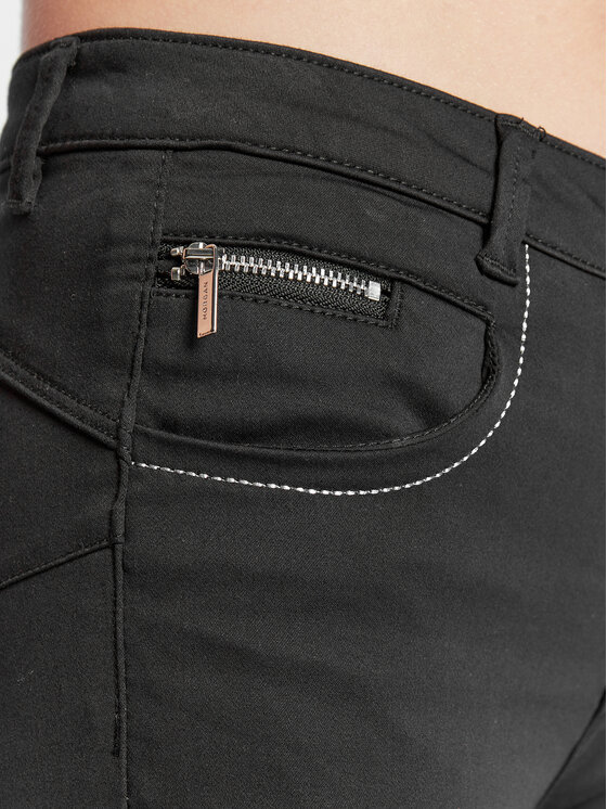 Morgan Spodnie materiałowe 222-PALMIR Czarny Slim Fit zdjęcie nr 5