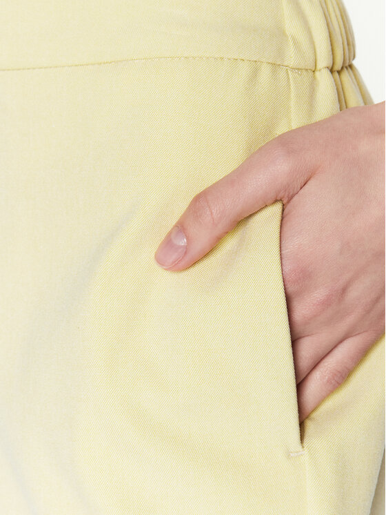 Moss Copenhagen Spodnie materiałowe Fanilla 17264 Żółty Regular Fit zdjęcie nr 4