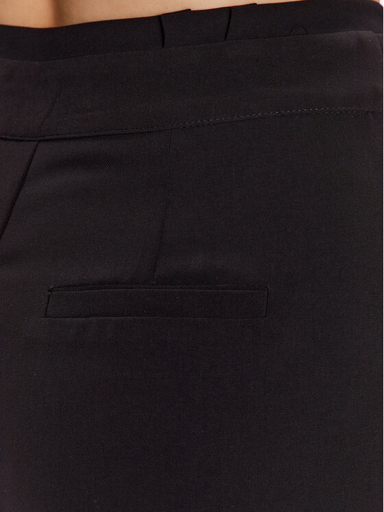 NAF NAF Spodnie materiałowe Edouard XENP58 Czarny Regular Fit zdjęcie nr 5