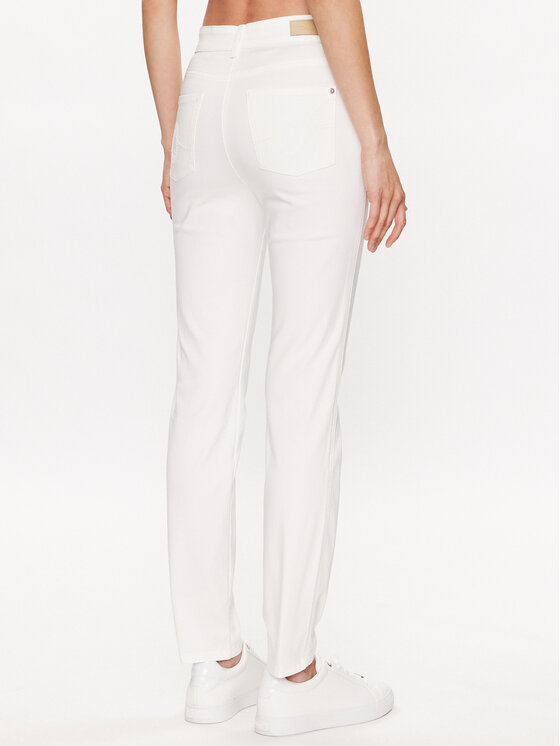 Olsen Spodnie materiałowe Mona 14000620 Biały Slim Fit zdjęcie nr 3