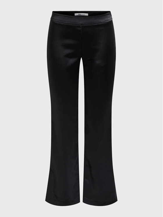 ONLY Spodnie materiałowe Paige-Mayra 15275725 Czarny Flare Fit