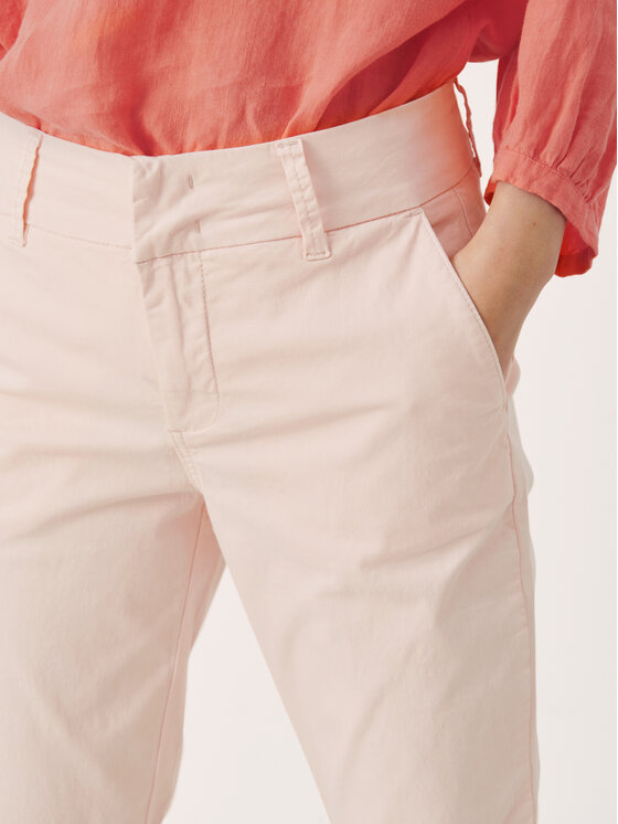 Part Two Spodnie materiałowe Soffys 30305570 Różowy Regular Fit zdjęcie nr 4