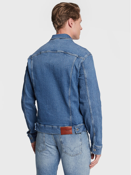 Pepe Jeans Kurtka jeansowa Pinner PM402465 Niebieski Regular Fit zdjęcie nr 3