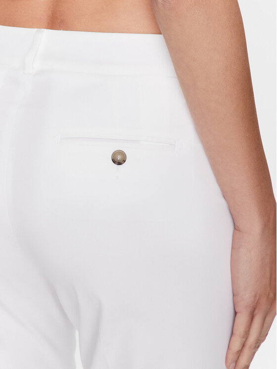Peserico Spodnie materiałowe P04718 Biały Regular Fit zdjęcie nr 5
