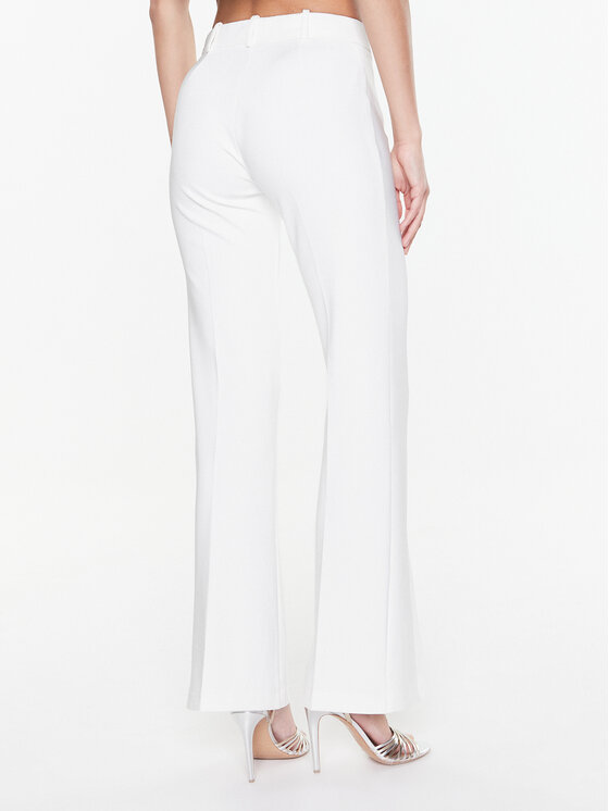 Pinko Spodnie materiałowe Paloma 100351 A04I Biały Flare Fit zdjęcie nr 3