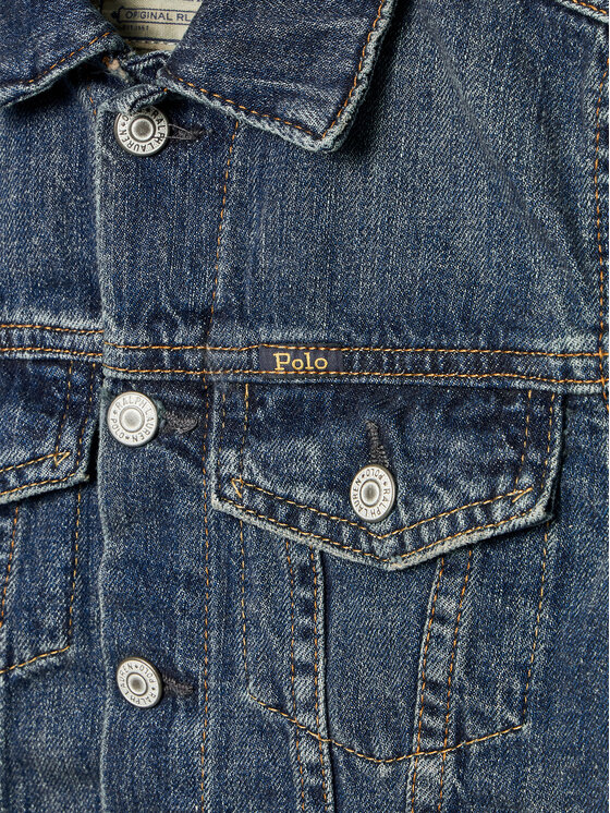 Polo Ralph Lauren Kurtka jeansowa 322701282001 Granatowy Regular Fit zdjęcie nr 3
