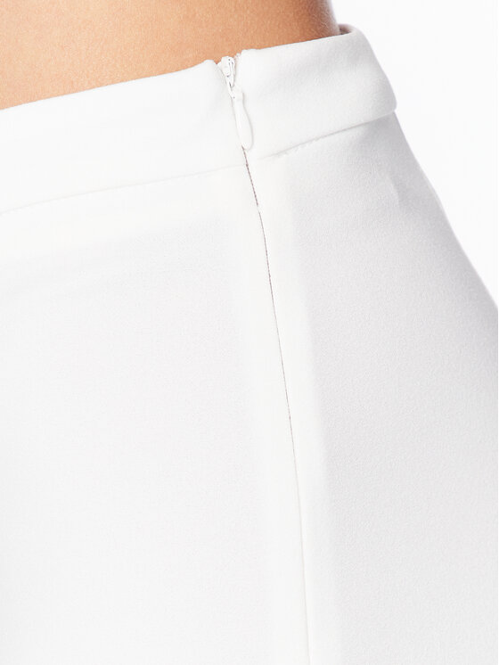 Rinascimento Spodnie materiałowe CFC0113049003 Biały Regular Fit zdjęcie nr 4