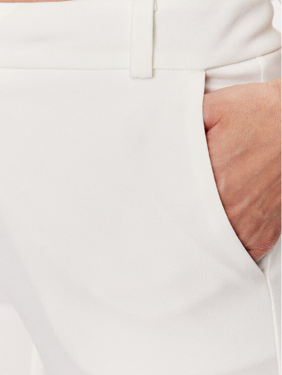 Rinascimento Spodnie materiałowe CFC0113051003 Biały Slim Fit zdjęcie nr 4