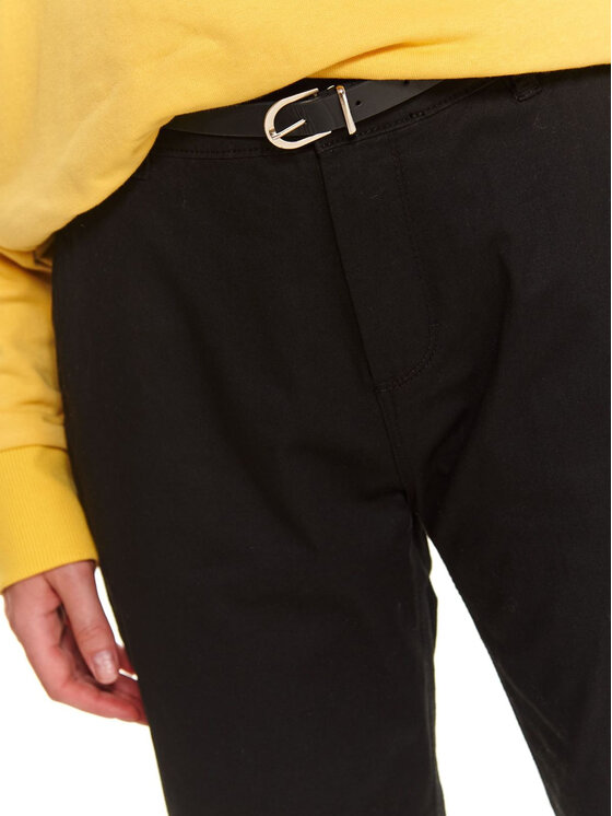 Top Secret Spodnie materiałowe SSP3577CA Czarny Chino Fit zdjęcie nr 4