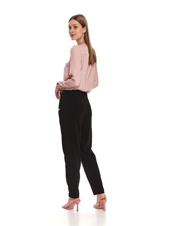 Top Secret Spodnie materiałowe SSP3669CA Czarny Regular Fit zdjęcie nr 3