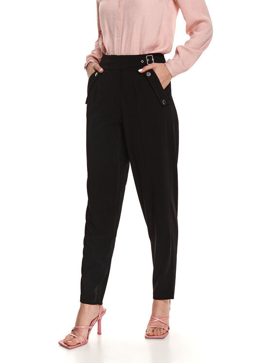 Top Secret Spodnie materiałowe SSP3669CA Czarny Regular Fit