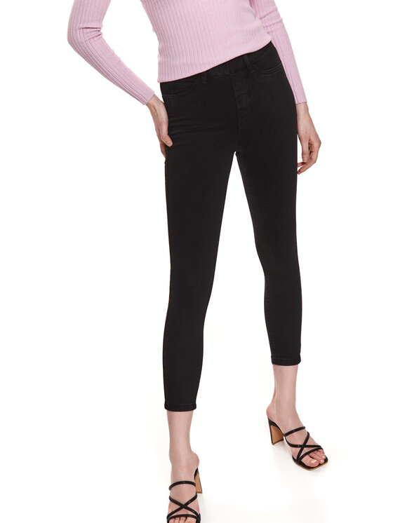 Top Secret Spodnie materiałowe SSP3675CA Czarny Slim Fit zdjęcie nr 2