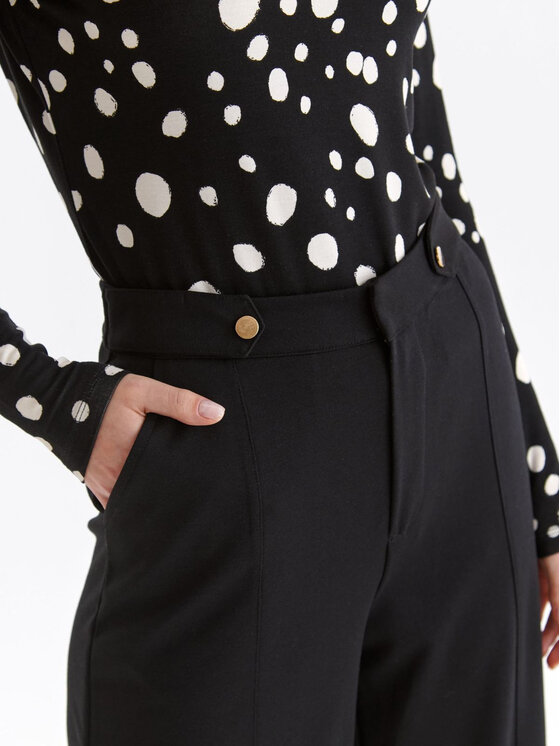 Top Secret Spodnie materiałowe SSP4218CA Czarny Regular Fit zdjęcie nr 4