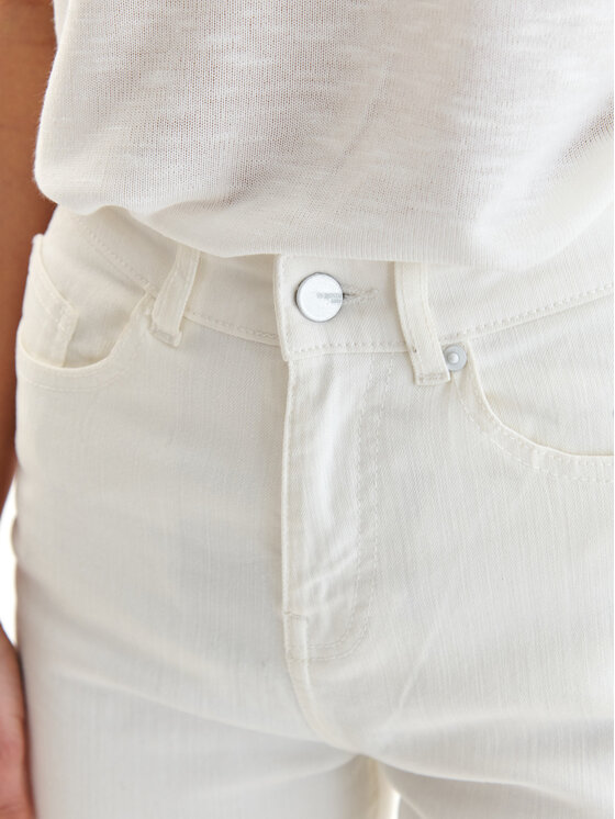 Top Secret Spodnie materiałowe SSP4264BI Biały Boyfriend Fit zdjęcie nr 5