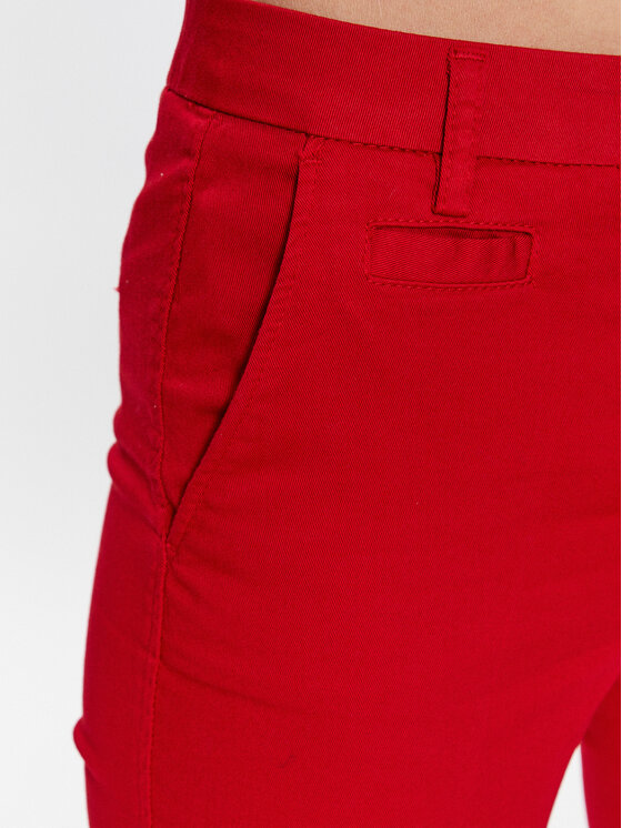 United Colors Of Benetton Spodnie materiałowe 4GD7558S3 Czerwony Slim Fit zdjęcie nr 4