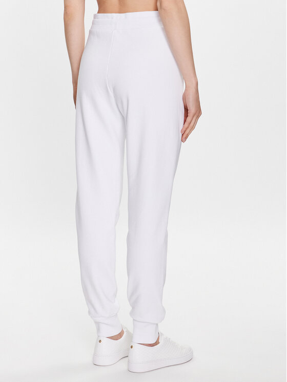 Versace Jeans Couture Spodnie dresowe 74HAAY01 Biały Regular Fit zdjęcie nr 2