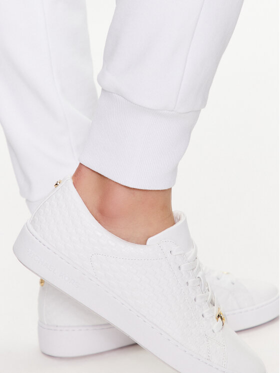 Versace Jeans Couture Spodnie dresowe 74HAAY01 Biały Regular Fit zdjęcie nr 4
