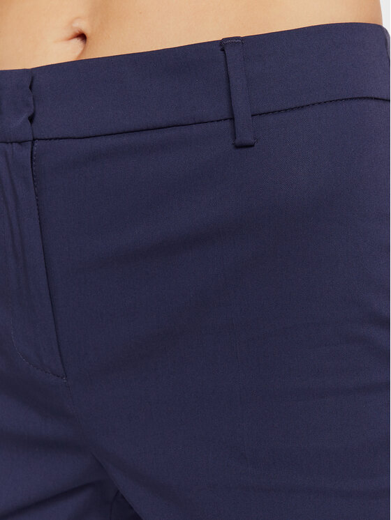 Weekend Max Mara Spodnie materiałowe Cecco 2351310631 Granatowy Slim Fit zdjęcie nr 4