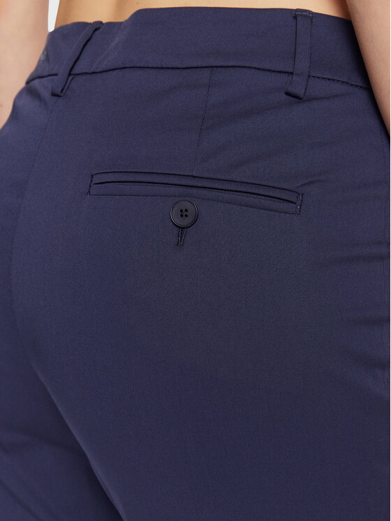 Weekend Max Mara Spodnie materiałowe Cecco 2351310631 Granatowy Slim Fit zdjęcie nr 5