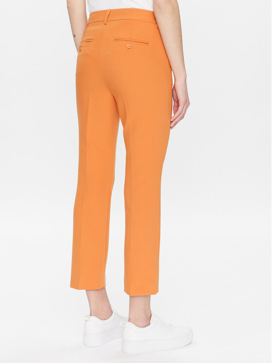 Weekend Max Mara Spodnie materiałowe Rana 2351310137 Pomarańczowy Slim Fit zdjęcie nr 3